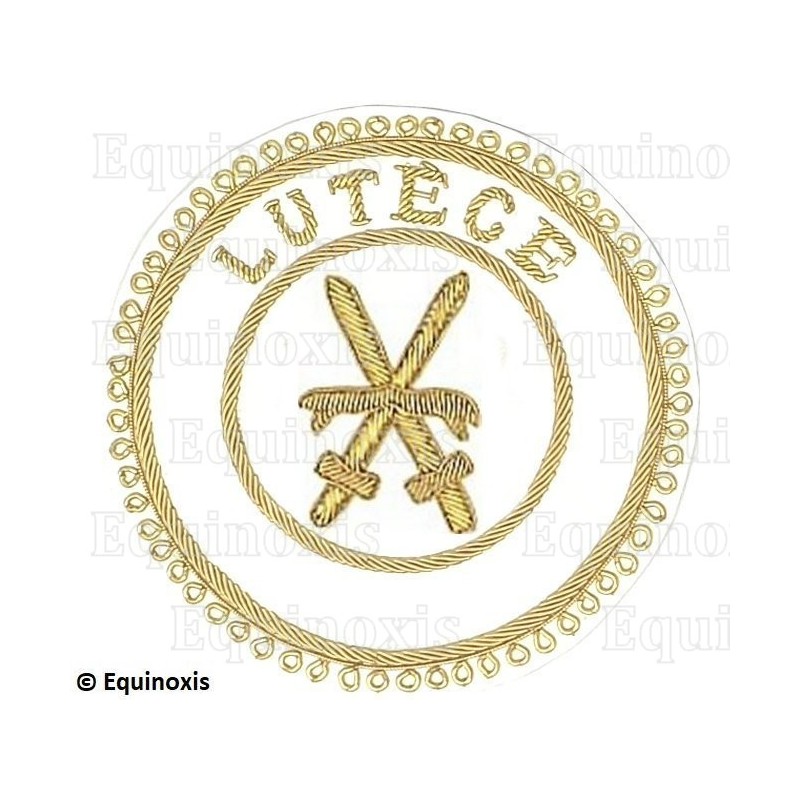 Badge / Macaron GLNF – Grande tenue provinciale – Grand Porte-Glaive – Lutèce – Brodé main